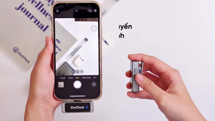 Micro Thu Âm Không Dây GoChek ULTRA S24 – 2 Chân Cắm, Hỗ Trợ Live/Quay Video/Ghi Âm | BigBuy360 - bigbuy360.vn