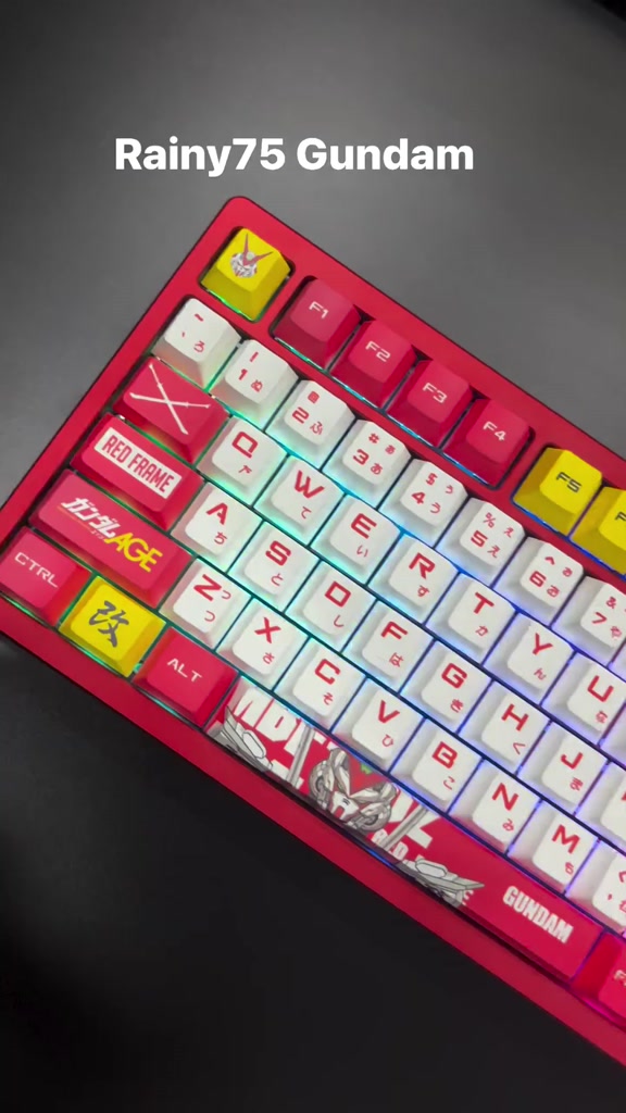 Keycap Gundam nhựa Pbt Dyesub chất lượng cao dùng cho bàn phím cơ ,Dùng được tất cả size phím Tungcustom | BigBuy360 - bigbuy360.vn