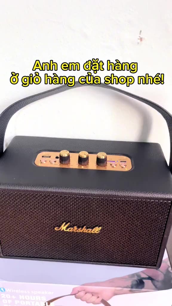 Loa Marshall M13, Loa Bluetooth Cao Cấp, Thiết Kế Sang Trọng Cùng Với Dải Âm Thanh Ấn Tương, Tặng Kèm Logo Marshall | BigBuy360 - bigbuy360.vn