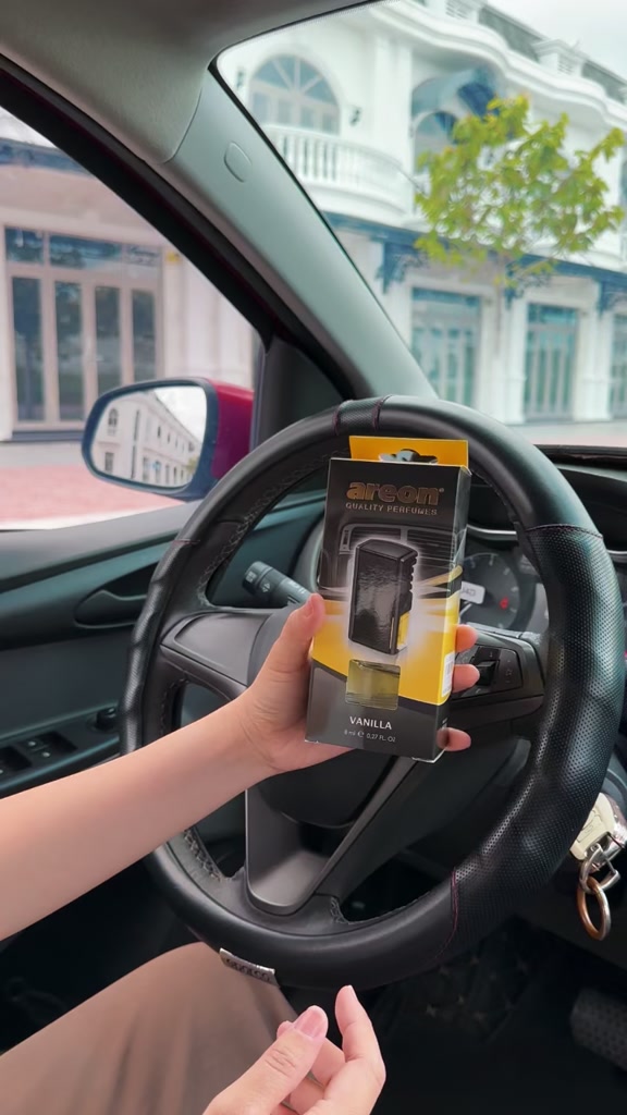 Nước Hoa Ô tô Areon Kẹp Cửa Gió Điều Hòa Nhập Khẩu Bulgaria, Thơm Nhanh, Khử Mùi Xe Hơi