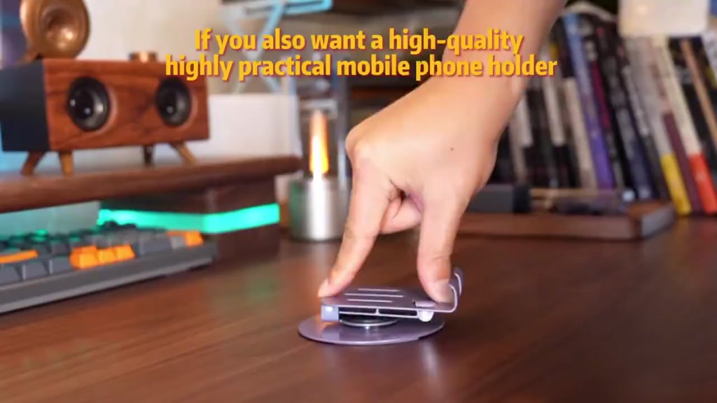 Giá đỡ điện thoại để bàn L98 chân xoay 360 độ tiện lợi bằng hợp kim nhôm | BigBuy360 - bigbuy360.vn