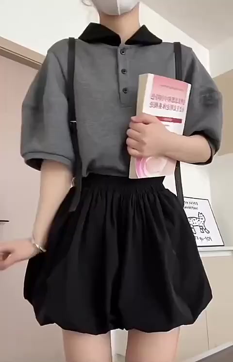 Quần short nữ bí ngô cạp cao lưng thun có 2 lớp chất gió siêu mềm mát hàng đẹp | BigBuy360 - bigbuy360.vn