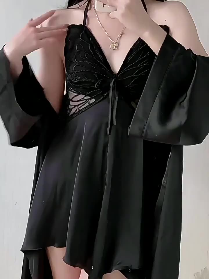 Váy ngủ sexy cánh bướm kèm đệm lót gợi cảm sang chảnh đầm mặc nhà lụa xòe tôn dáng quyển rũ BIKI HOUSE N134 - Hỏa Tốc | BigBuy360 - bigbuy360.vn