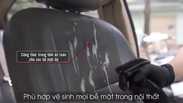 Chai xịt vệ sinh nội thất xe ô tô FOCAR INTERIOR CLEANER từ Đức