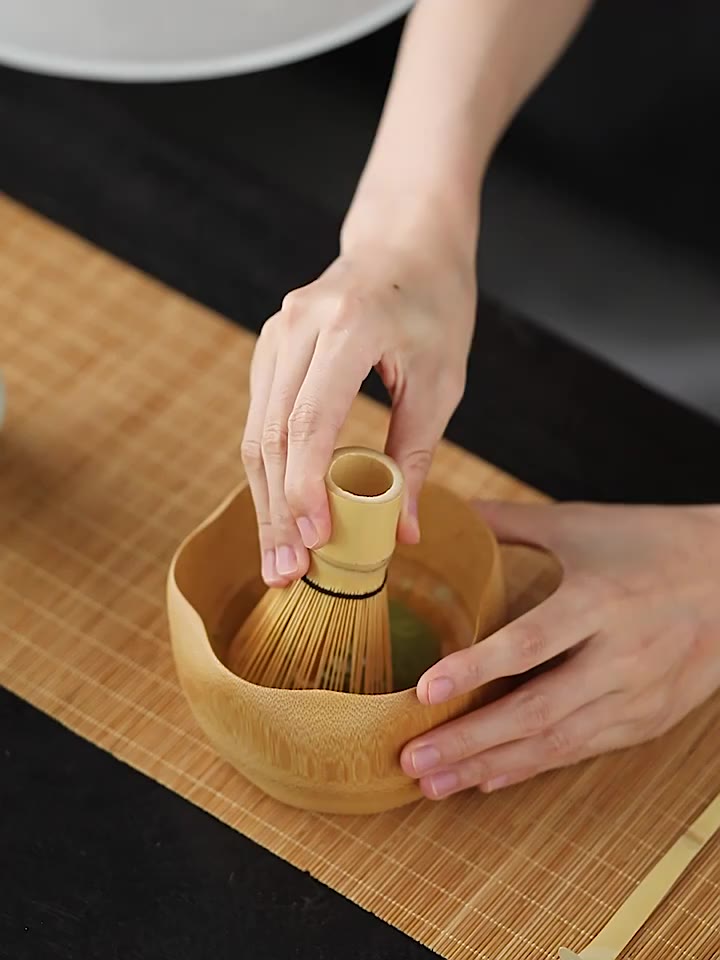 Chổi Chasen Đánh Trà Matcha Bằng Tre Loại 80 Sợi Tới 120 Sợi Kèm Hộp Đựng | BigBuy360 - bigbuy360.vn