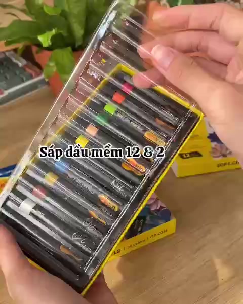 Bút sáp dầu 12/24 màu - Soft Oil Pastels Thiên Long Colokit - Màu sắc tươi sáng Sáp mềm đắp nổi | BigBuy360 - bigbuy360.vn