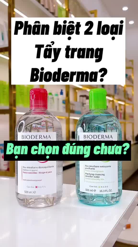 Nước Tẩy Trang Bioderma Chính Hãng Cho Da Dầu Mụn, Nhạy Cảm 500Ml  - GHW Beauty | BigBuy360 - bigbuy360.vn