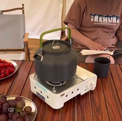 Siêu đun nước camping, dã ngoại hợp kim nhôm