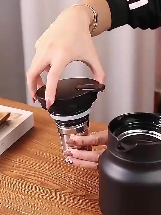 Ấm Pha Trà Giữ Nhiệt Có Lõi Lọc Chất Liệu Inox - Bình Ủ Trà Giữ Nhiệt Dung Tích 1000ML