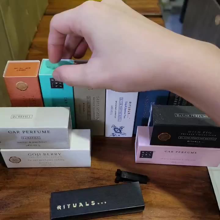 [bhsg][Rituals] Refill Sáp thơm ô tô kẹp cửa gió rituals car perfumes_hộp 2 lõi sáp nạp lại