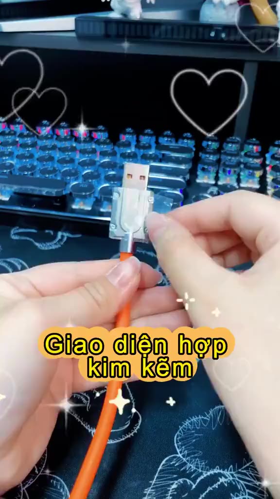 [FreeShip] Dây Cáp Sạc Nhanh 120W 6A PD Siêu Bền Bằng Hợp Kim Kẽm Và Silicon đầu USB sang phone/ type-c / Micro USB | BigBuy360 - bigbuy360.vn