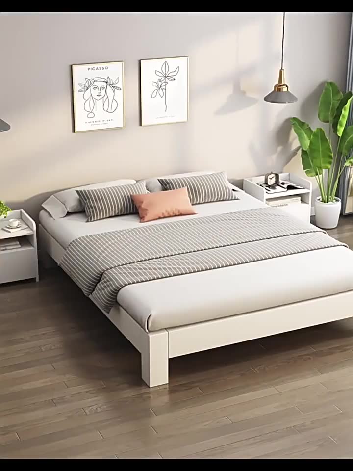 MY Giường Ngủ Pallet Gỗ Thông Tự Nhiên Phong Cách Hiện Đại Chất Lượng Cao Loại Chân Cao 30cm | BigBuy360 - bigbuy360.vn