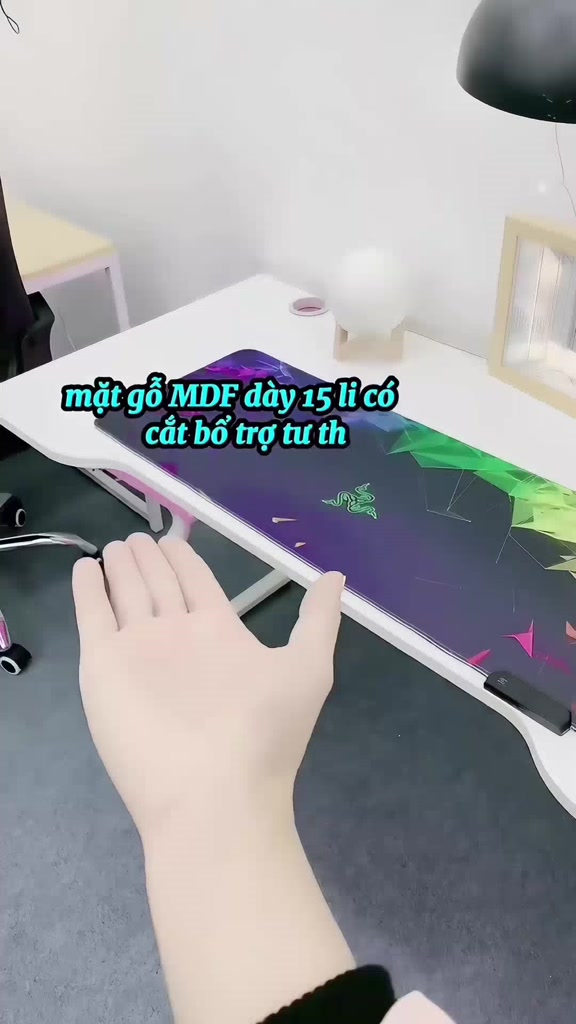 Bàn gaming K cao cấp HOLI FURNITURE , 120x60 chân chắc chắn dùng cho học tập, làm việc Bảo Hành Xước 3 Năm | BigBuy360 - bigbuy360.vn