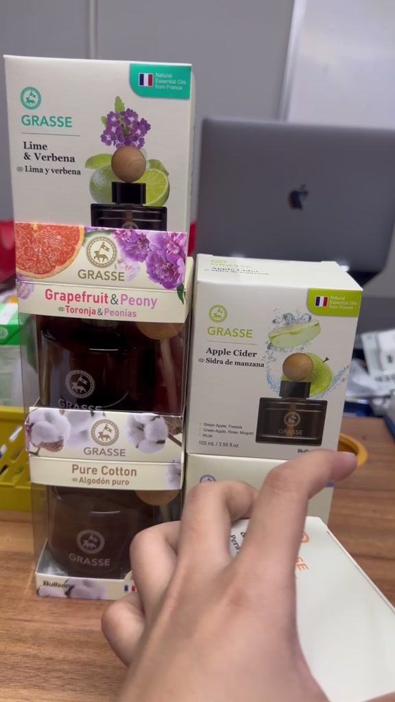 [HỎA TỐC] Nước Hoa Ô Tô Bullsone Grasse Diffuser Blackberry Cherry - 105ml