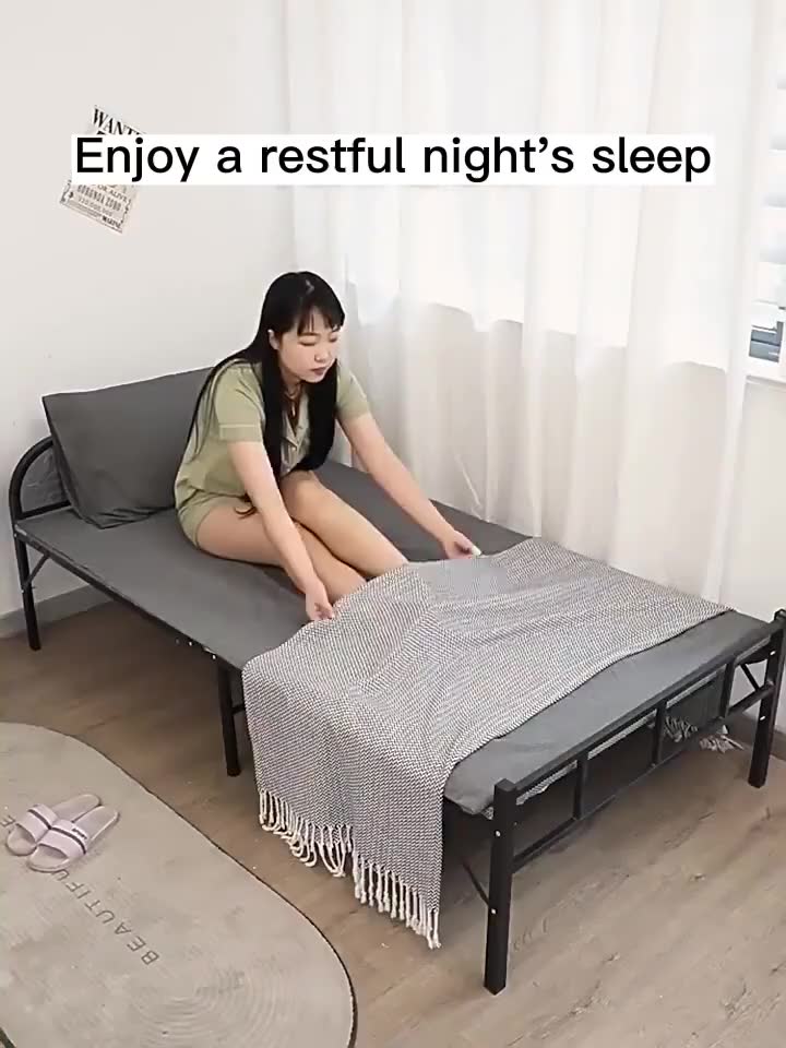 ALVIN giường gấp gọn hàng nhập khẩu Thoải Mái Êm Ái Tháo Lắp Tiện Lợi giường gấp gọn thông minh 1m9 | BigBuy360 - bigbuy360.vn