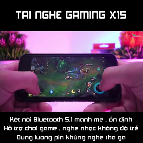 Tai nghe gaming Bluetooth không dây X15 TWS có màn hình LED chống nước có mic | BigBuy360 - bigbuy360.vn