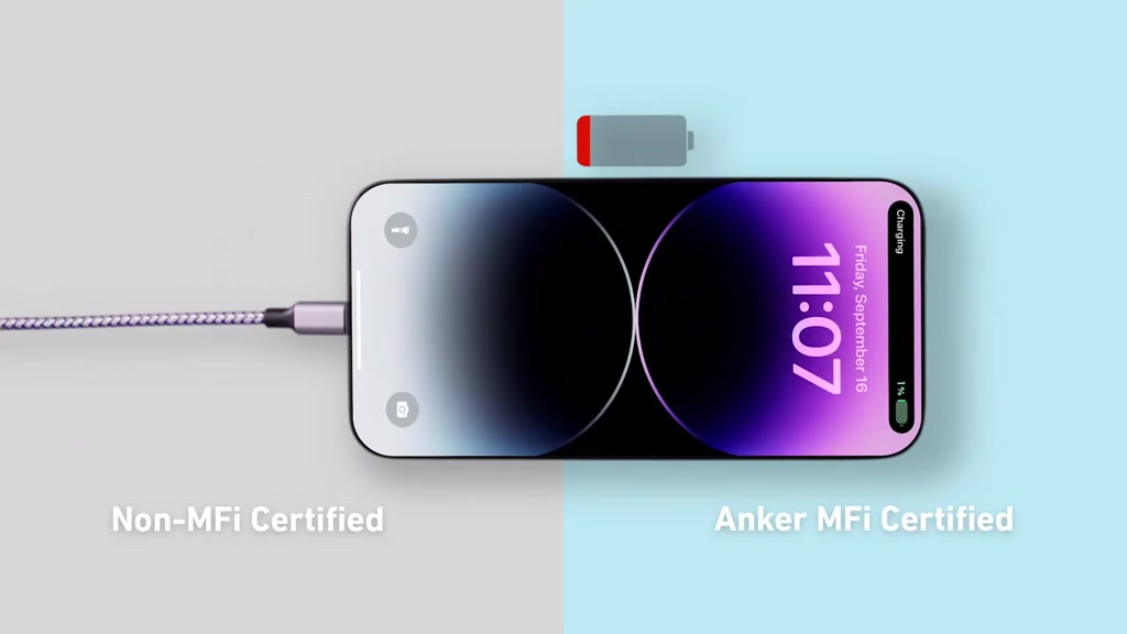 Cáp Dù Anker C To L Chuẩn MFl - A81A5 A81A6 A81B5 A81B6 (Bảo Hành 18 Tháng) | BigBuy360 - bigbuy360.vn