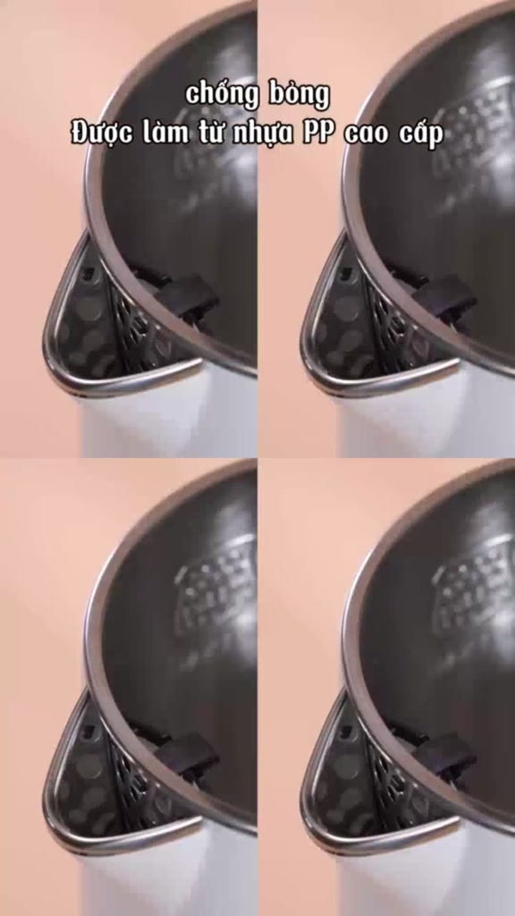 Ấm siêu tốc Toshiba KT-15DS1PV - 1.5 lít - Thân vỏ 2 lớp cách nhiệt