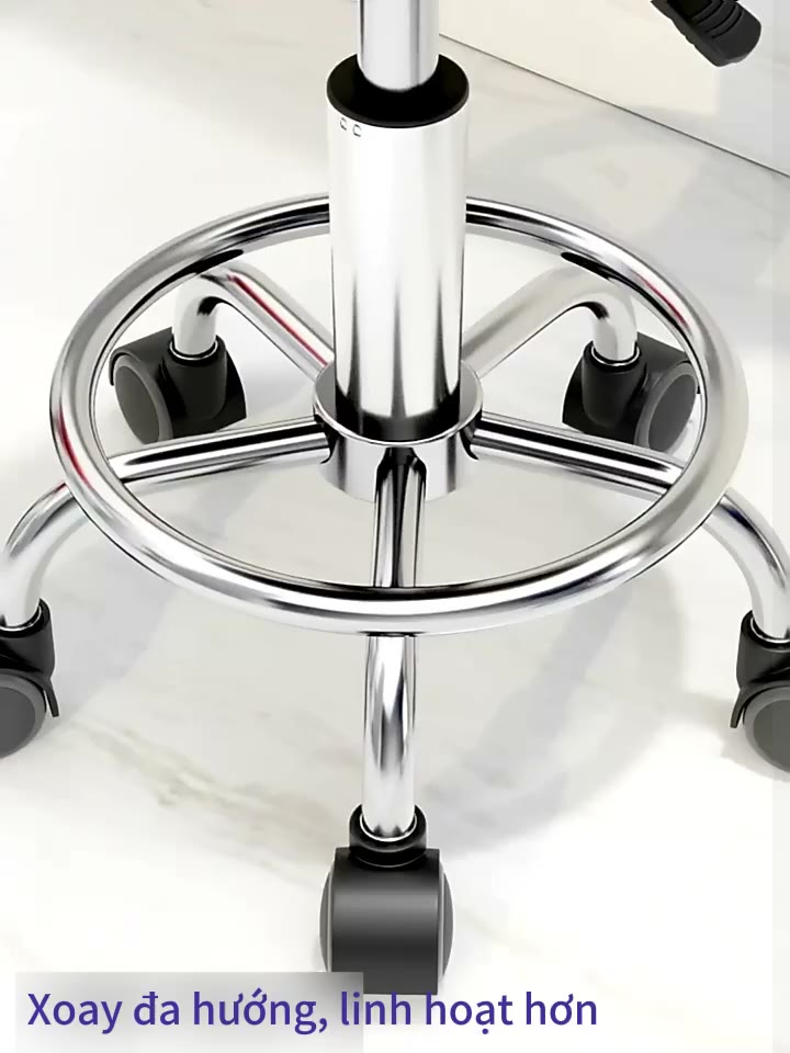 Bali Ghế CóThể Điều Chỉnh Nâng Hạ Xoay 360 Độ Ghế Có Thiết Kế 5Bánh Loại Da Tốt Xe Di Chuyển Dễ Dàng | BigBuy360 - bigbuy360.vn