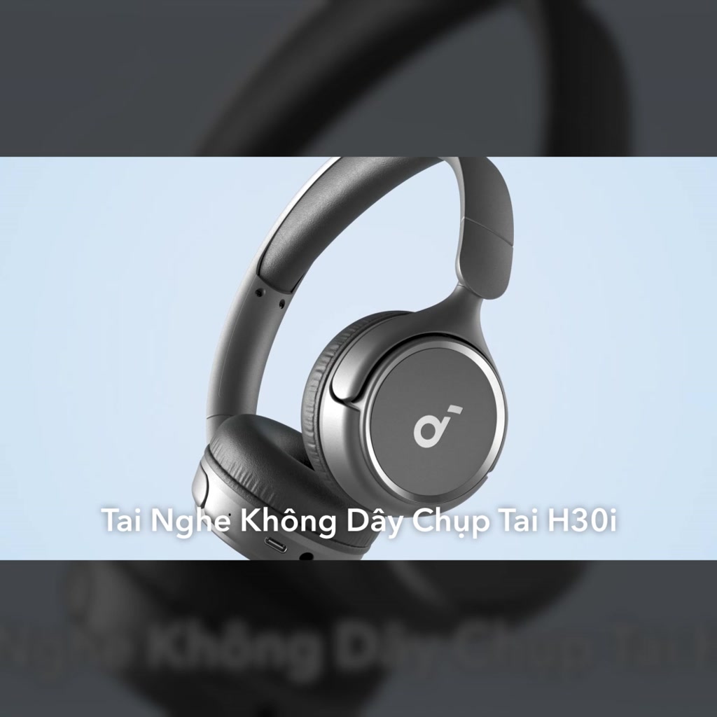 Tai nghe không dây chụp tai soundcore H30i | Hỗ trợ app | Pin khủng | Bluetooth 5.3 | BigBuy360 - bigbuy360.vn