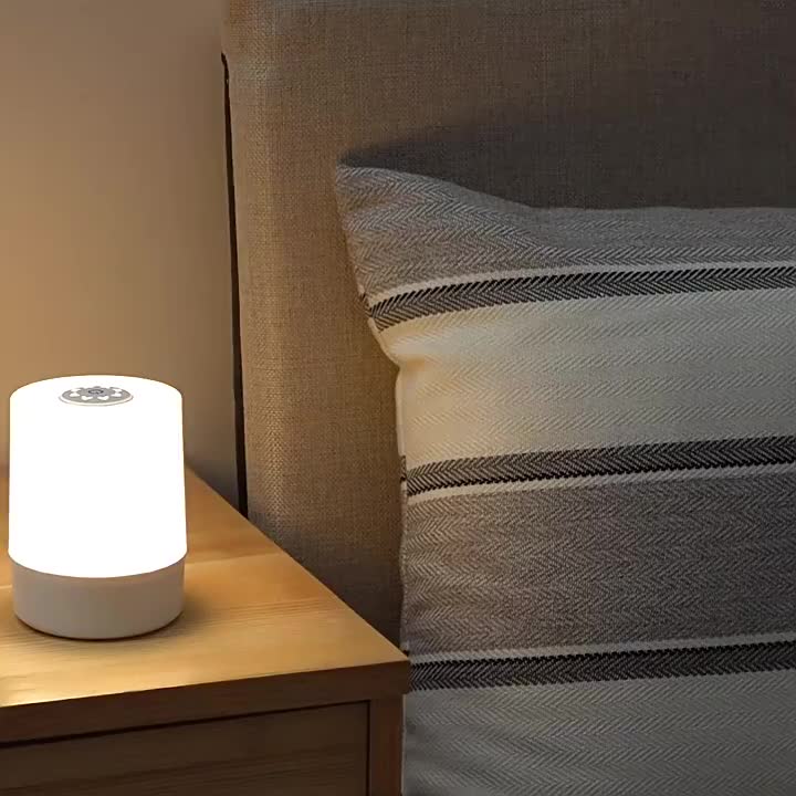 Đèn ngủ để bàn cảm ứng 3 màu ánh sáng, Đèn led trang trí phòng ngủ bàn làm việc mini | BigBuy360 - bigbuy360.vn