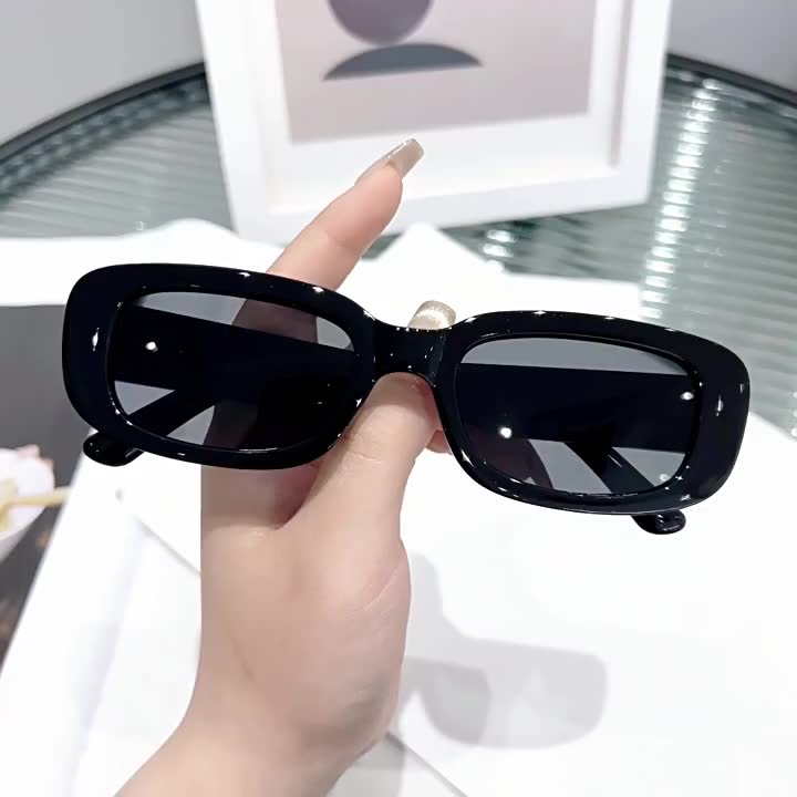 Kính mát nam nữ KM38 gọng chữ nhật thời trang phong cách retro thời trang Hàn Quốc | BigBuy360 - bigbuy360.vn