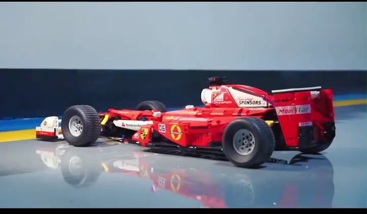Đồ chơi mô hình lắp ráp siêu xe đua F1 AMG Pullback tỉ lệ 1:18