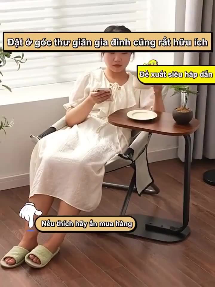 ALOVE Bàn Sofa Bên Bàn Bắc  Gỗ  Âu Bàn Góc Kim Loại Đầu Giường Nội Thất Phòng Khách | BigBuy360 - bigbuy360.vn