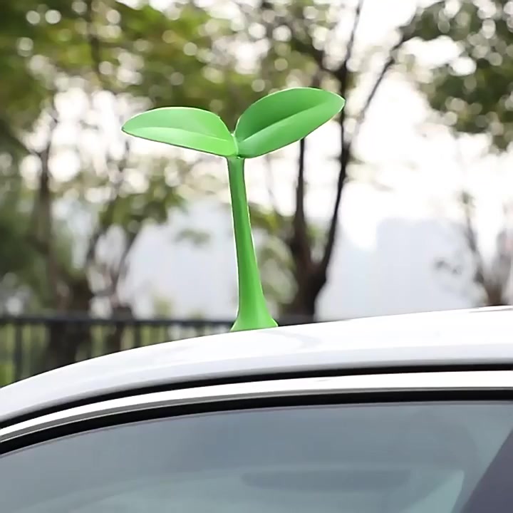 Phụ Kiện Dán Hình Sừng, Mầm Lá 3D