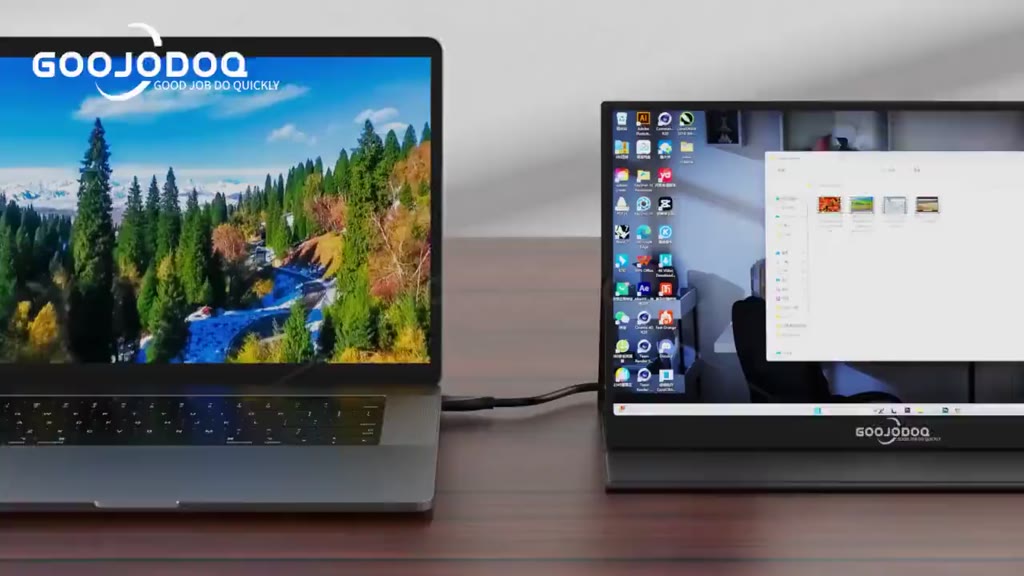 Màn hình di động GOOJODOQ cho máy tính xách tay Chân đế mở rộng Ps4 Máy tính di động Android | BigBuy360 - bigbuy360.vn
