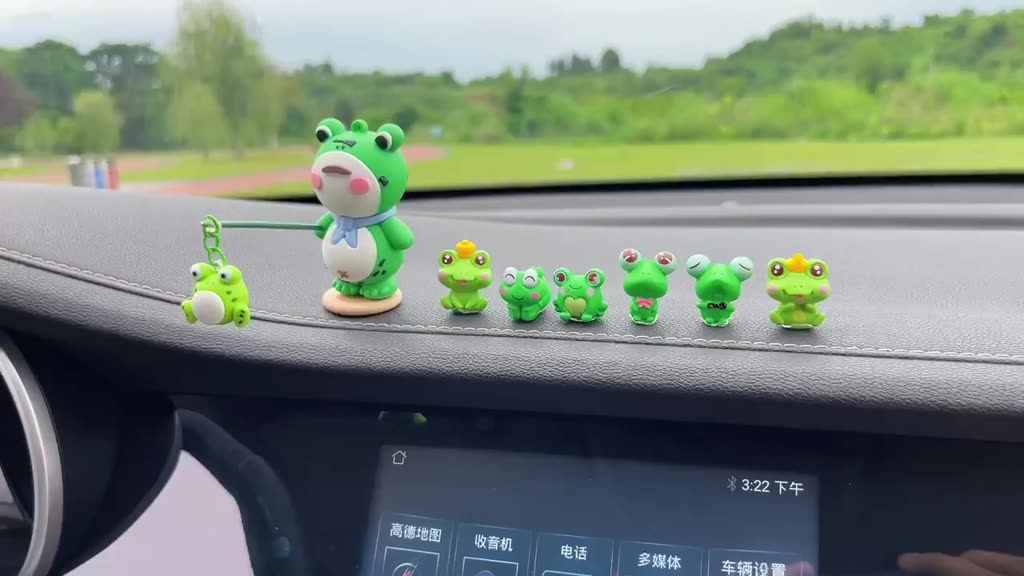 Bộ mô hình ếch xanh cute