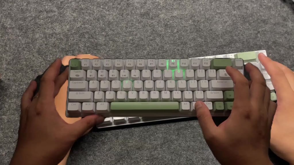 Bàn phím cơ K68 bluetooth 3 mode kết nối không dây 2.4G, có hotswap, đèn led xuyên phím RGB 20 chế độ, pin 2000Mah | BigBuy360 - bigbuy360.vn