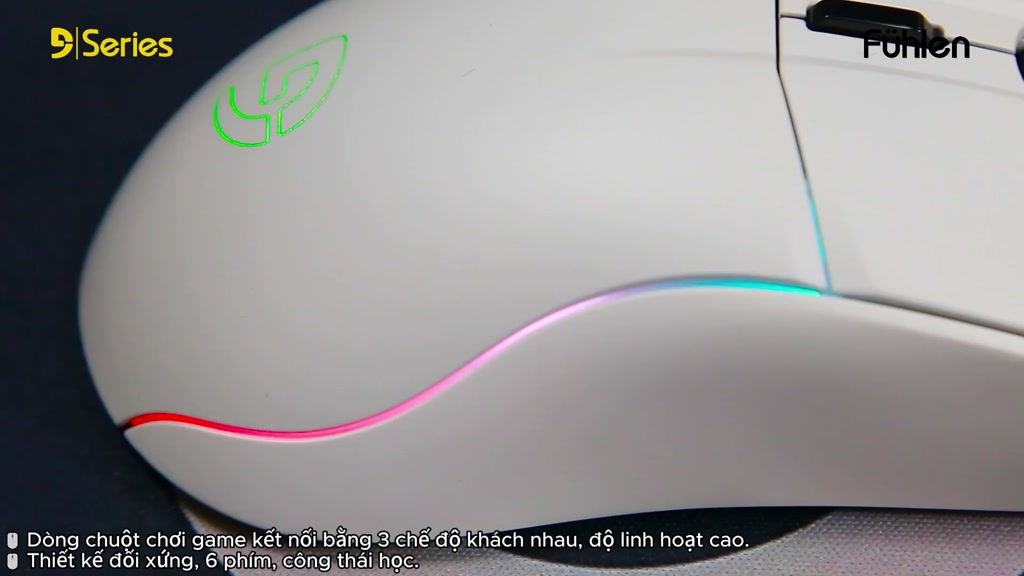 Chuột gaming Bluetooth Fuhlen D60s RGB, DPI 10000, 3 Mode kết nối, App chỉnh macro- BH 2 năm | BigBuy360 - bigbuy360.vn