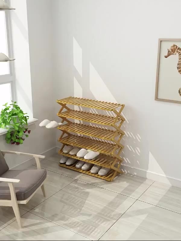 HEINO Kệ Để Giày Dép Nhiều Tầng Được Dành Cho Nhà Cử Thiết Kế Đơn Giản Gỗ Tre Cao Cấp Nhập Khẩu Mỹ | BigBuy360 - bigbuy360.vn