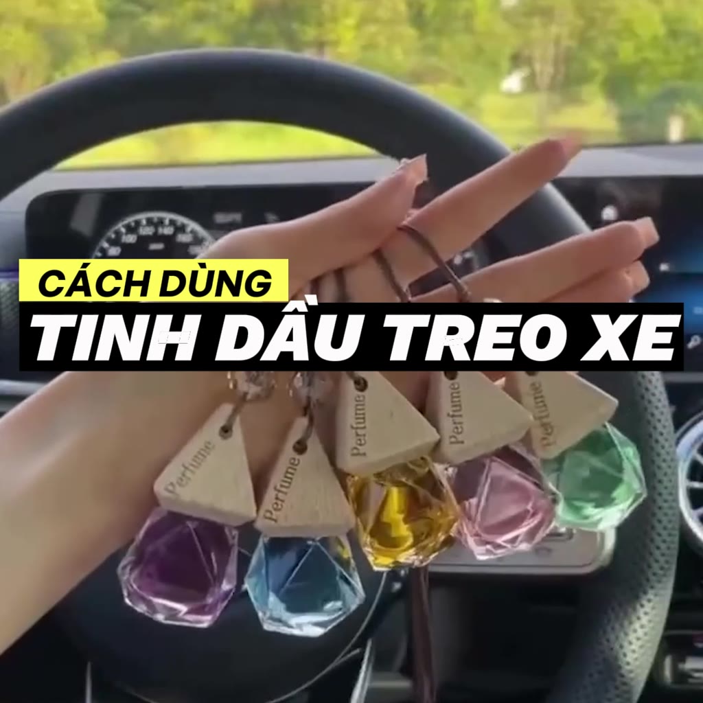 Tinh dầu treo xe ô tô Sả chanh Kobi nguyên chất