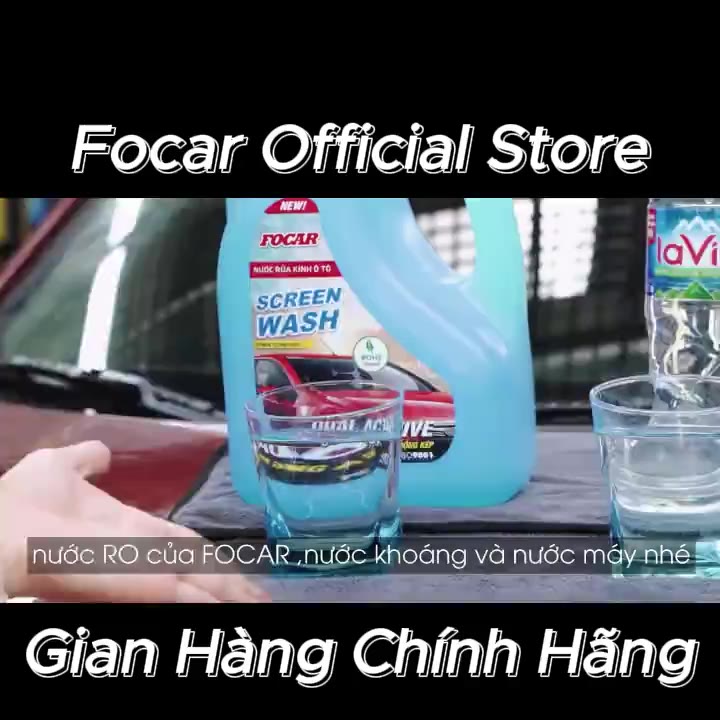 Nước rửa kính ô tô FOCAR 2.75L - Nước rửa kính cao cấp chính hãng