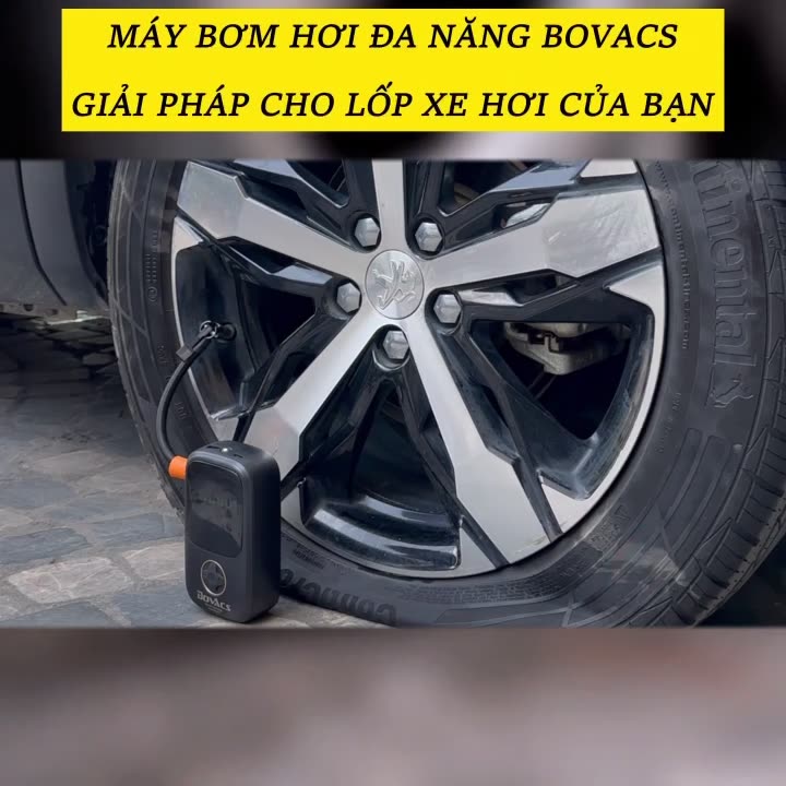 Bơm đa năng Bovacs dành cho ô tô, xe máy, xe điện