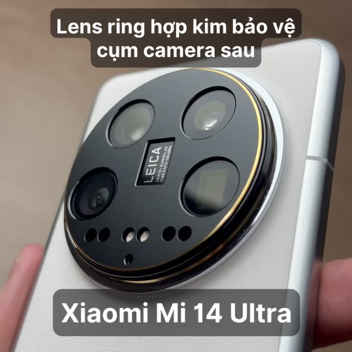 (Khoét cam) Lens ring kim loại bảo vệ camera Xiaomi Mi 17 Ultra 15 14 17T 15T 14T 13 12S K90 Pro max | BigBuy360 - bigbuy360.vn