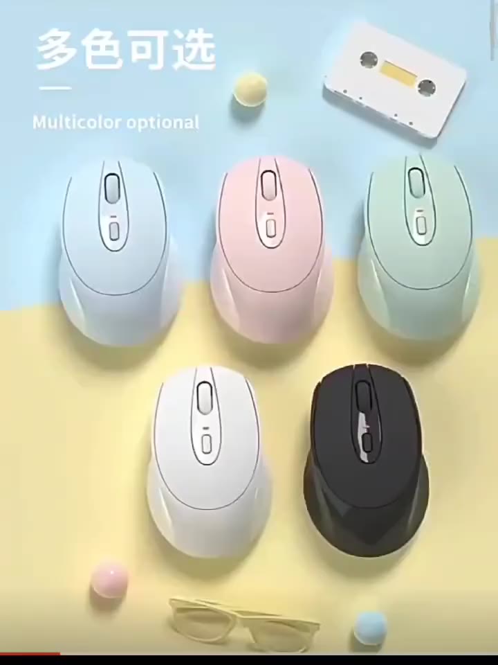Chuột không dây kết nối 2 chế độ Bluetooth 5.1 + 2.4G, chuột máy tính, sử dụng không dây, sử dụng pin sạc 500mAh | BigBuy360 - bigbuy360.vn