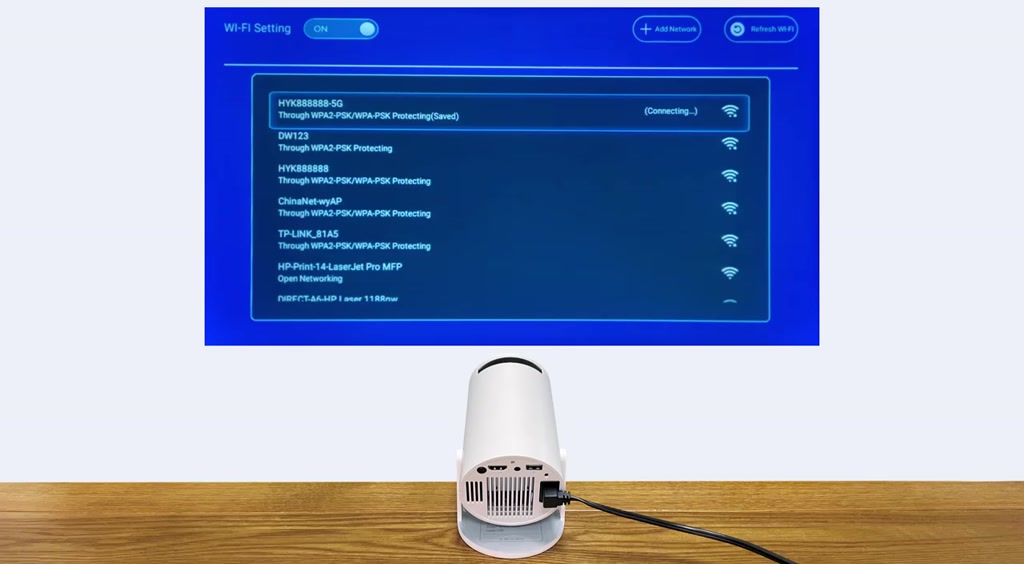 Máy chiếu mini HY300/HY300pro Android 11 Full HD 4K Tự động Keystone WiFi 2.4/5G Kết nối điện thoại laptop ios xem phim | BigBuy360 - bigbuy360.vn