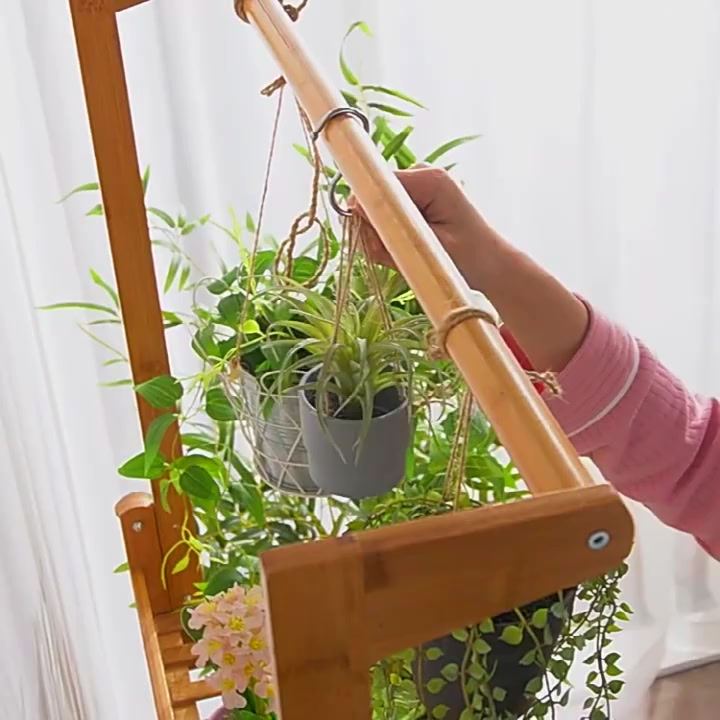 SUNNY BIERE Giá Cao Cấp,Kệ Để Chậu Hoa Cây Cảnh,Đồ Trang Trí Tre Tự Nhiên Mối Mọt | BigBuy360 - bigbuy360.vn