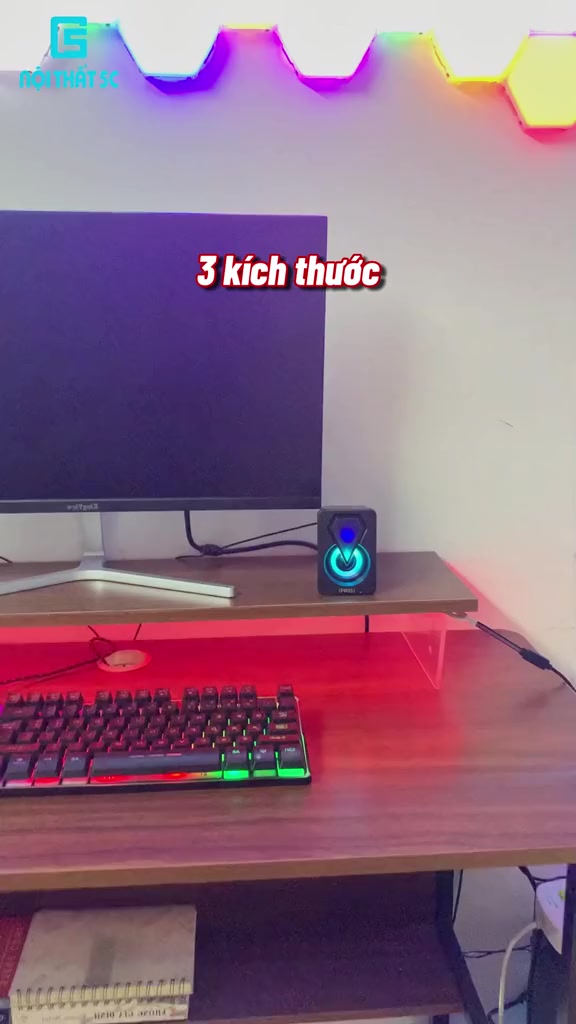 Bàn làm việc, bàn học 5C T-Table có giá sách nhiều kích thước, khung sắt hộp 25x25mm sơn tĩnh điện, mặt gỗ MDF dày 15mm | BigBuy360 - bigbuy360.vn