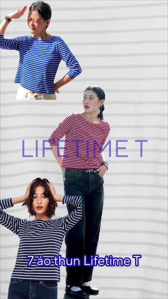 TheBlueTshirt - Áo thun tay dài, cổ thuyền, phom regular cho nữ - The Lifetime T - Women | BigBuy360 - bigbuy360.vn