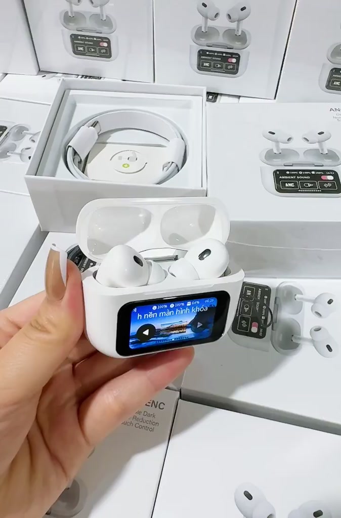 Tai Nghe Bluetooth A9 Pro ANC/ ENC Có Màn Hình Cảm Ứng LCD Thông Minh | BigBuy360 - bigbuy360.vn
