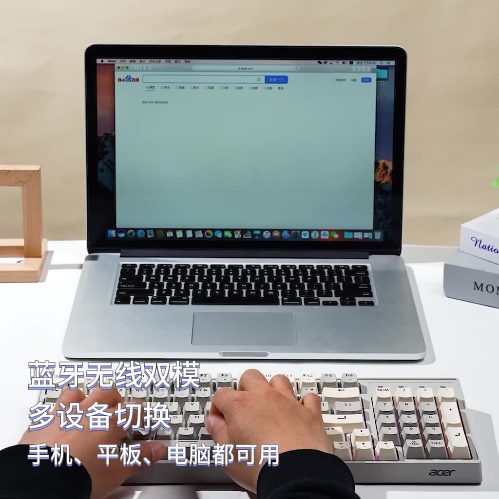 Bàn Phím Chuột Không Dây Acer Bluetooth + 2.4GHz Có Đèn RGB | BigBuy360 - bigbuy360.vn