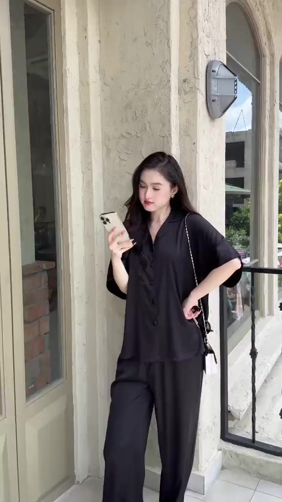 Đồ Ngủ Pijama Bigsize MIKY, Đồ Ngủ Bigsize lụa Latin cao cấp mềm mại xinh xắn f < 70KG tay cánh dơi M09 | BigBuy360 - bigbuy360.vn