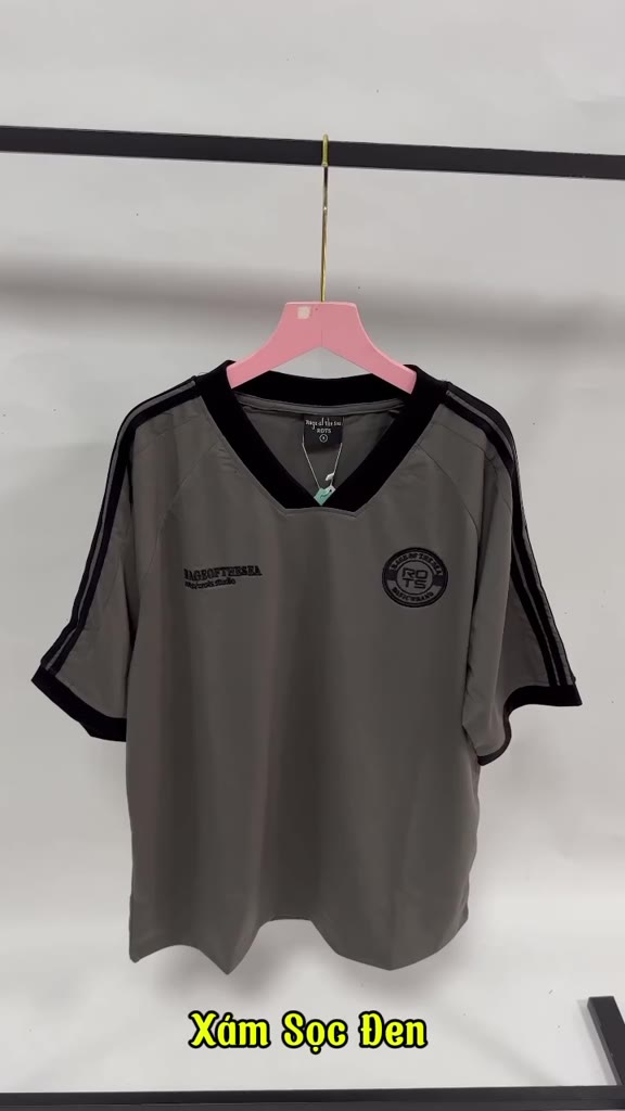 ÁO THUN/T-SHIRT CỔ V FORM UNISEX NAM NỮ LOCALBRAND RAGE OF THE SEA (ROTS STUDIO) -"JERSEY TEE COTTON PHA" | BigBuy360 - bigbuy360.vn