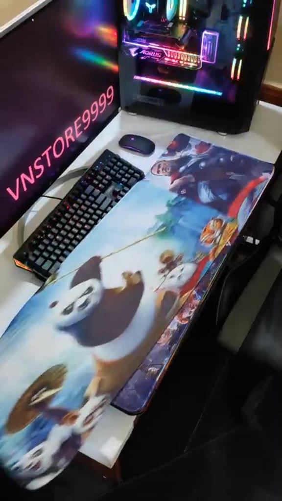 Lót chuột phím tắt văn phòng cỡ lớn 90x40 80x30 pad chuột anime cute ngầu siêu đẹp bền bảo hành 12 tháng mã LC3 | BigBuy360 - bigbuy360.vn
