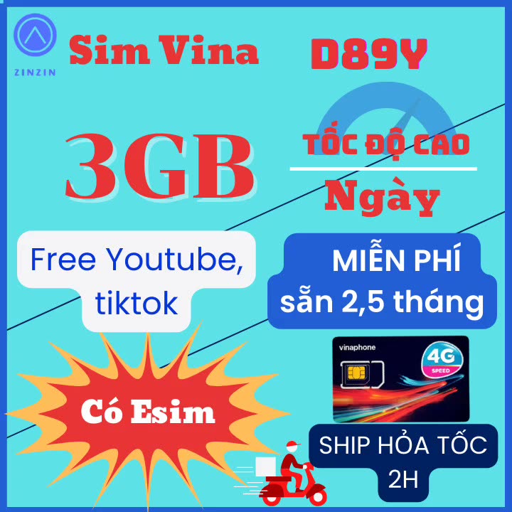 Sim 4G Vinaphone Trọn Gói 1 Năm ,Sim Mạng 1 Năm Big50Y, TD49, Fhappy, VD149S, U1500