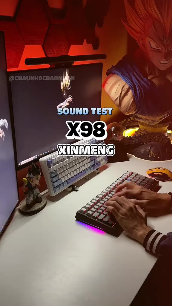 Bàn phím cơ không dây Xinmeng X98 Pro V2 - Pin 5000mAh - 3 mode kết nối - LED RGB mạch xuôi | BigBuy360 - bigbuy360.vn